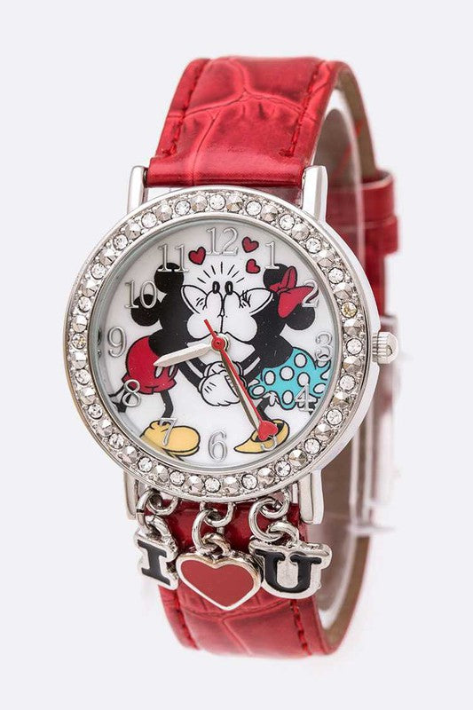 Kisses Mickey Minnie Disney Watch