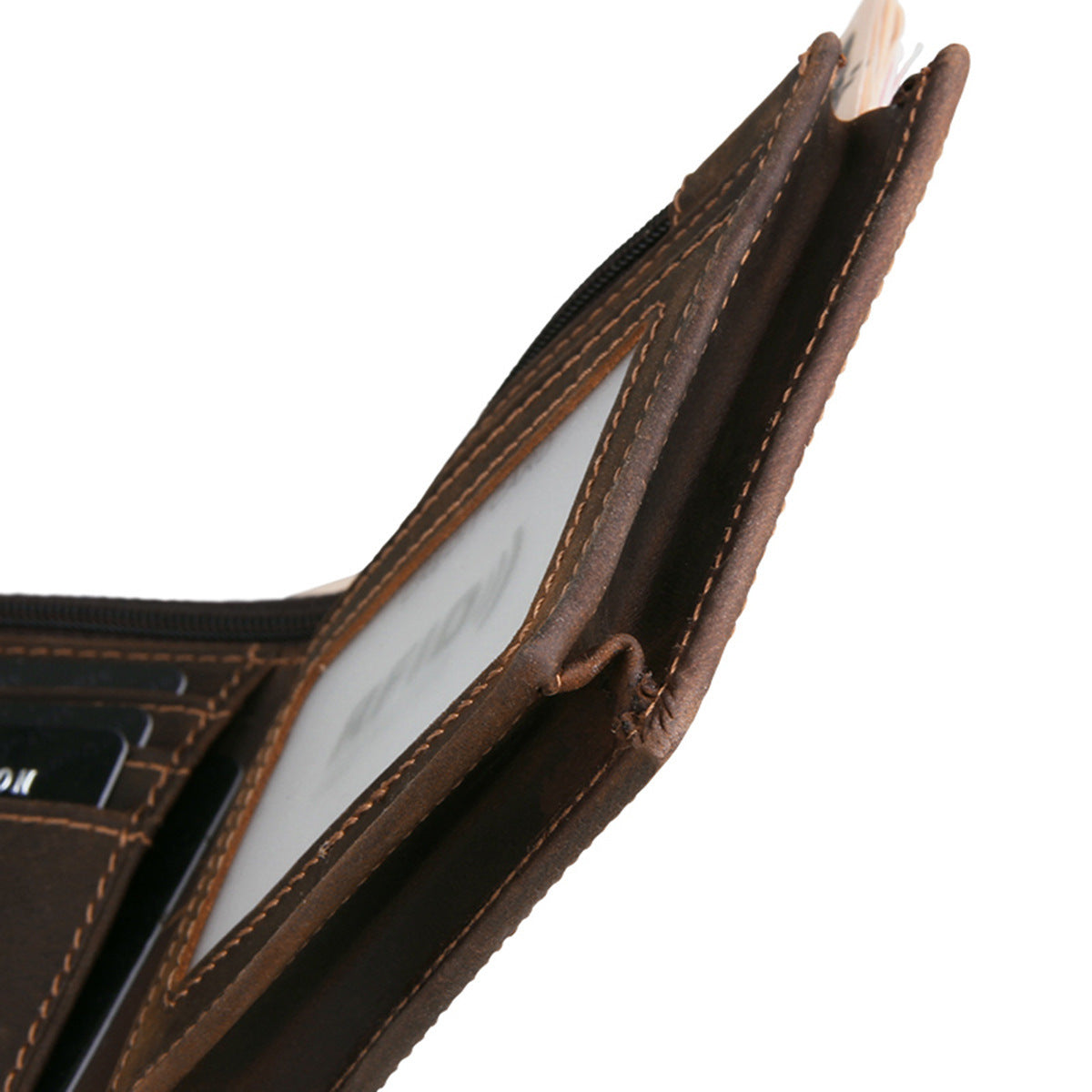 Crazy Horse Leather RFID Wallet