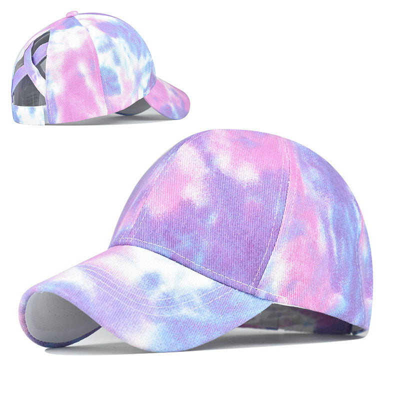 Boho Bloom Tie-Dye Baseball Cap