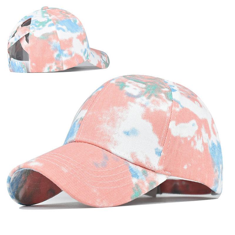 Boho Bloom Tie-Dye Baseball Cap