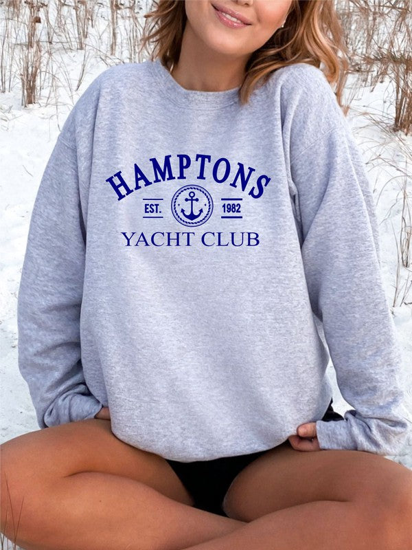 Hamptons Yacht Club CrewNeck Sweatshirt