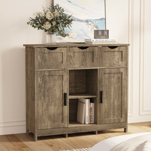 Rustic Elegance Storage Cabinet