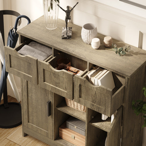 Rustic Elegance Storage Cabinet