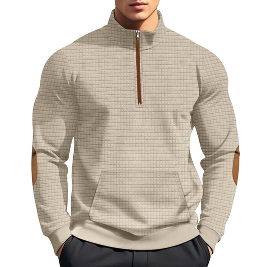 The Belmont Half Zip Jacquard Style Pullover