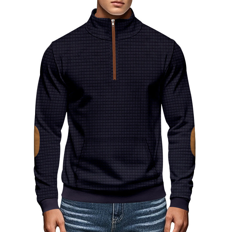 The Belmont Half Zip Jacquard Style Pullover