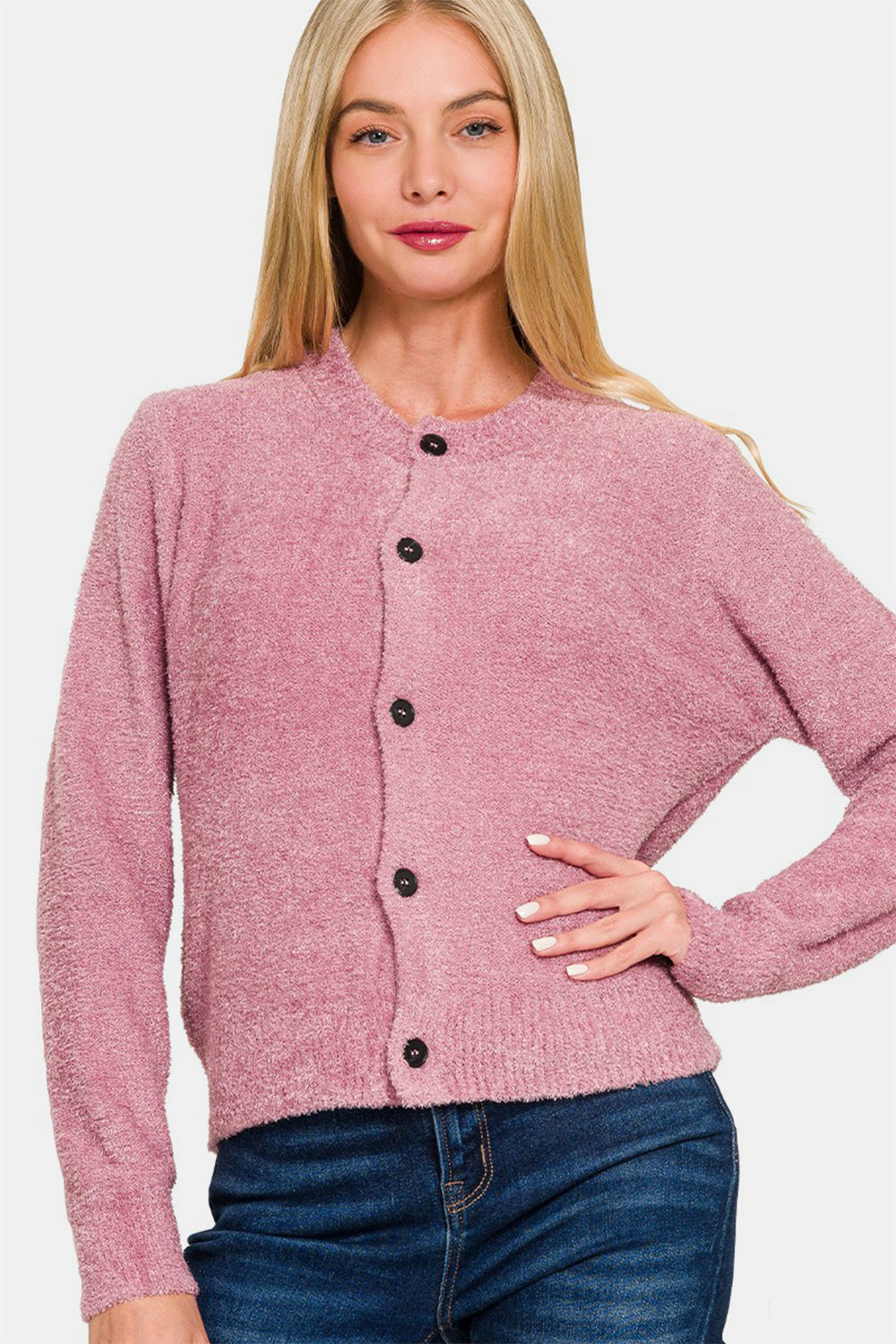 Zena Button Down  Cardigan