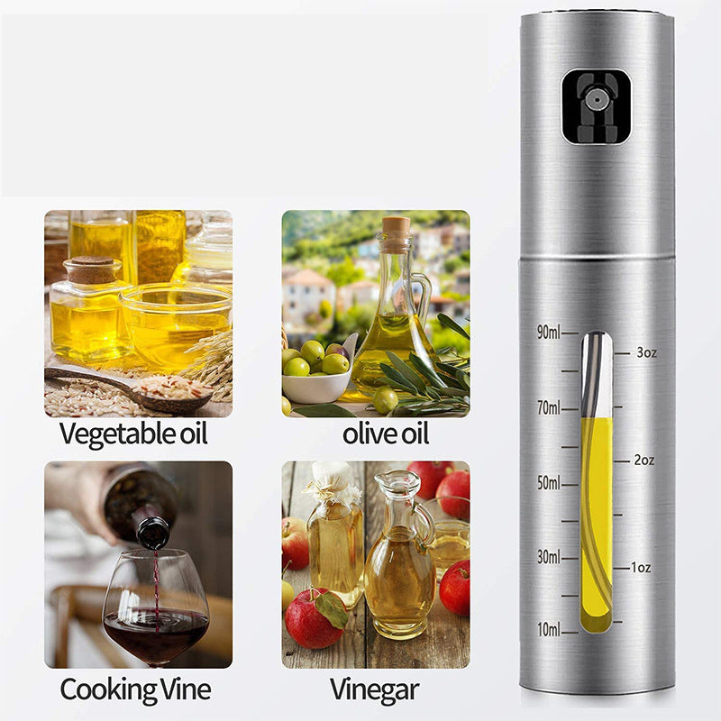 Stainless Steel Oil Spray Bottle