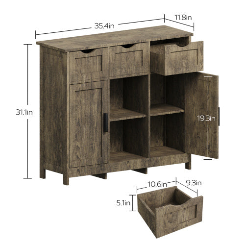 Rustic Elegance Storage Cabinet