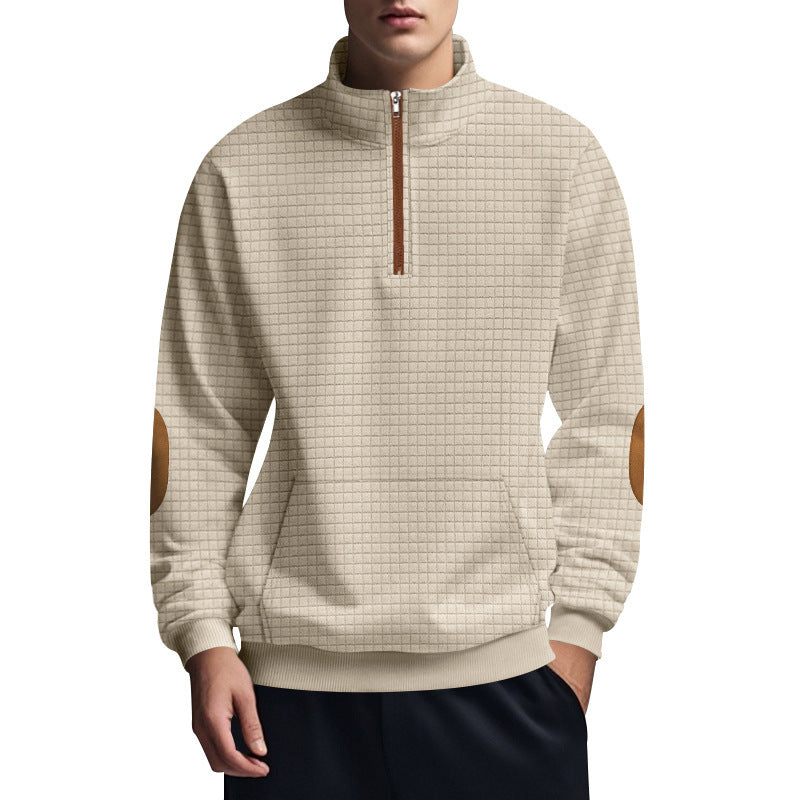 The Belmont Half Zip Jacquard Style Pullover